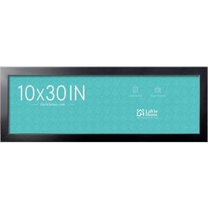 LaVie Home 10x30 Picture Frame Black, Panoramic Picture Frame for Wall Decoration, Classic Black Minimalist Style Suitable for Decorating Houses, Offices, Hotels1 Pack