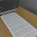 16 x 6 Inch [Duct Opening] Air Vent Covers for Wall or Ceiling - High Airflow 2 Way Steel Ventilation - Adjustable Wall/Ceiling Register, 17-3/4 Inch x 7-3/4 Inch [Overall Dimensions]