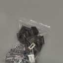 20Sets Black 10 Series Connector 1010 Aluminum Extrusion Corner with 20PCS 10 Series Corner Bracket 1 Extruded Aluminum 40PCS Screws 1010 T Nut