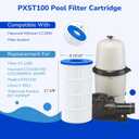 Fil-fresh PXST100 Pool Filters Cartridge Compatible with Hayward XStream CC1000, Replaces Pleatco PXST100, Hayward CCX1000-RE, Unicel C-8311, Filbur FC-1285, 817-0100N/P, 100 sq. ft, 1-Pack