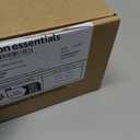 Amazon Essentials Women's Flatform Thong Sandals (8, White Faux Leather)