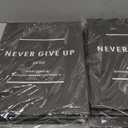 6 PCS Motivational Never Give Up Canvas Wall Art, Inspiration Work Hard Persistence Quotes Reminder Decor Positive Affirmation Poster Success Wall Hanging Picture Leadership Gift for Home Office Workplace