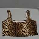 Women's Two Piece Skirt Set - Summer Casual Midi Long Bodycon Pencil Skirts and Crop Tank Tops Club Rave Outfits (Medium, Cheetah Brown)