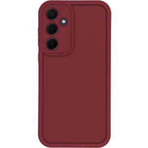 Puxicu Slim Case for Samsung Galaxy S25 5G, Enhanced Camera Protection, Shockproof Skin-Friendly Touch Soft Case Cover for Samsung Galaxy S25 Phone, Wine