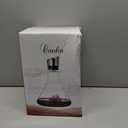 Wine Decanter, Wine Carafe, Red Wine Decanter,100% Lead-free Crystal Glass, Wine Hand-held Aerator, Wine Gift, Wine Accessories (40.6 Ounces)