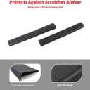 Linskip Door Sill Protector with Anti-Slip Compatible with 2021-2026 Ford Bronco, Texture for Enhanced Grip and Protection - TPE Door Sill Guards for 2 Door Bronco Accessories