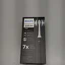 Philips Sonicare 4100 Rechargeable Electric Toothbrush, with Pressure Sensor, 2 Intensity Settings, SmarTimer and QuadPacer, 14-Day Battery Life, Black, Model HX3681/24