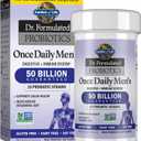 Garden of Life Probiotics for Men, Dr Formulated 50 Billion CFU 15 Probiotics for Digestive Health + Organic Prebiotic Fiber, Colon & Immune Support, Daily Gas Relief, Shelf Stable, 30 Capsules (EXP 03/31/26)