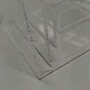 Geelin 6 Pack Acrylic Risers for Display Acrylic Cube Boxes Risers Display Stands with Hollow Bottoms Decorative Stand for Jewelry Candy Table Decor 6 Sizes(Clear)