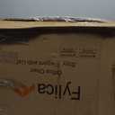 FYLICA Foldable Office Chair with PU Wheels and Smooth Armrest-Ergonomic Mesh Bouncing Back, Stackable Conference Room Chair, Office Guest & Reception & Meeting Chair (Black)