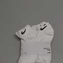 Nike unisex-adult Everyday Cushioned Training Socks (6 Pairs) (Medium, White/Black)