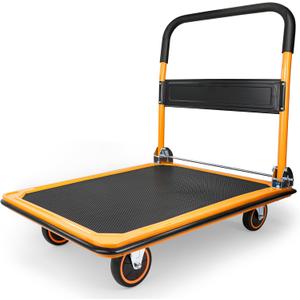 MaxWorks 80877- Foldable Platform Truck Push Dolly 660 lb. Weight Capacity