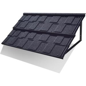 Black Shingle Awning For Business Building 16" by 16.5" by 52"