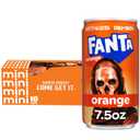 Fanta Orange Soda Can, 7.5 fl oz, 10 Pack BB 12/21/26