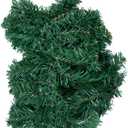 Christmas Garland Decoration Green Hanging Decor Realistic Cow Horn Vine for Festive DIY for Homes Offices Weddings Holiday Parties