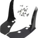 Front Bumper Corner Spoiler Pair for 2014-2021 Side Winglets GT500 Front Bumper Spoilers Collision Prevention ABS Black