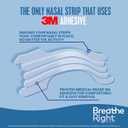 Breathe Right Nasal Strips, Extra Strength Clear Nose Strips, Drug-Free Nasal Congestion Relief for Better Breathing, Help Relieve Snoring, Caused by Colds & Allergies, Deviated Septum, 44ct