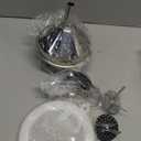 Stainless Steel Funnels for Kitchen use,5 Different Sizes of Kitchen funnels,Metal Funnel with 2 Removable Strainer,Cleaning Brush,200 Mesh Food Filter,for Transferring of Liquid,Oils,Jam