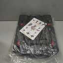 Orzbow Car Seat Dolly for Airport, Folding Car Seat Travel Cart with 4 Wheels and Adjustable Handle, Carseat Roller for Airplane Travel with Straps, Compact Luggage Hand Trolley, Black