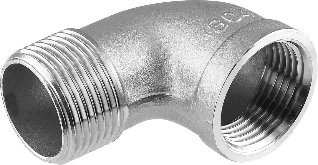 90 Degree Street Elbow, 1" NPT Male x Female 304 Stainless Steel Street Pipe Fittings