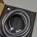 Shower Hose Extension 118'', Extra Long 304 Stainless Steel 10 Ft Handheld Shower Hose Attachment - Encrypted Anti-Tangle Flexible Chrome Connection Fit G 1/2" x G 1/2"