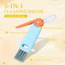 12pcs 4 in 1 Cup Lid Gap Cleaning Brushs+Straw Cleaner Brush, Multifunctional Cleaning Brush Lids Cleaning Brush Tool Water Bottle Lid Cleaner Home Kitchen Cleaning Tools