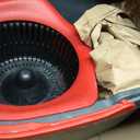 O-Cedar EasyWring Microfiber Spin Mop, Bucket Floor Cleaning System, Red, Gray, Standard