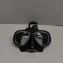 Cressi Adult Small Inner Volume Mask for Scuba, Snorkeling - Marea: Made in Italy (Black/Black)