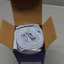 MIULEE 24x24 Inch Pack of 2 Decorative Linen Pillow Covers Boho Farmhouse Modern Soft Accent Euro Shams Throw Pillows for Bed Neutral Cushion Covers Sofa Couch Living Room Home Decor, Coastal Blue