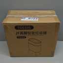 Yatmung Motion Sensor Bathroom Trash Can with Lid 2.5 Gal Smart Trash Bin - Waste Basket for Bedroom, Office, Living Room - Slim Bathroom Garbage Can Automatic Touchless - White with Wooden Legs (1 Pack)