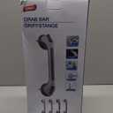 TAILI Shower Grab Bar 2 Pack 16 Inch Suction Grab Bars for Bathtubs & Showers, Heavy Duty Shower Handle Removable Shower Handrails for Elderly and Seniors, No Drilling Waterproof, Silver