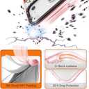 for iPhone 17 Pro Max Case Cute - Military-Grade 20 ft Drop Protection Shockproof Phone Case - Funny Cherry Design (6.9") Glitter Pink