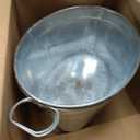 Large 6-Gallon Galvanized Tin Beverage Tub, 20x14x10 inches (Pack of 2)