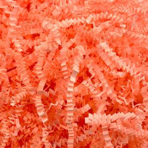 1LB Crinkle Cut Paper Shred Filler for Gift Box Bag and Basket On Holidays(Peach)