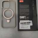 TORRAS Desert Titanium for iPhone 16 Pro Case Magnetic Stand, [Compatible with MagSafe][Flexible Stable Stand] Mil-Grade Protection Translucent Slim Anti-Scratch Ring Kickstand, Rose Gold 6.3", Ostand