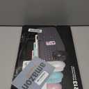 Wireless Keyboard and Mouse Combo - Full-Sized Ergonomic Keyboard with Wrist Rest, Phone Holder, Sleep Mode, Silent 2.4GHz Cordless Keyboard Mouse Combo for Computer, Laptop, PC, Mac, Windows (Green) (1 Pack)