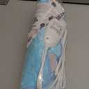 Deepsoon Heating Pad, Electric Heating Pads for Back, Neck, Abdomen, Moist Heating Pad for Shoulder, Knee, Arms, Legs, Dry/Moist Heat & Auto Shut Off, Christmas Gifts for Men and Women, Light Blue,24x12 Inch