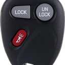 ECCPP Keyless Entry Remote Key Fob for Chevy Silverado Blazer S10 Suburban Tahoe/for GMC Sierra Sonoma Yukon/ Bravada Series KOBUT1BT (Pack of 1)