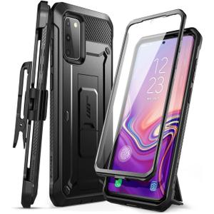 SUPCASE for Samsung Galaxy S20 FE 5G Case with Screen Protector (Unicorn Beetle Pro), [Built-in Stand & Belt-Clip] Heavy Duty Full-Body Rugged Protective Phone Case for Samsung S20 FE 5G, Black