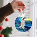 Jesus Christ Christmas Decorations - God Jesus Home Decor | Stained Glass Ornament | Christmas Ornaments for Tree | Christian Holiday Ornament Christian Gifts, Religion Gifts, Gift Ideas, Xmas Gift