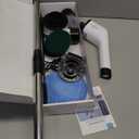 Leebein Electric Spin Scrubber, Cordless Cleaning Brush with 8 Replaceable Brush Heads, Tub and Floor Tile 360 Power Scrubber Dual Speed with Adjustable & Detachable Handle for Bathroom Kitchen Car