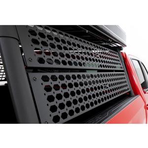 Rough Country Bed Rack Molle Panel Kit for Chevy Silverado 1500 (20192026 & Refresh) - Laser-Cut Steel Side Panel, Unlimited Accessory Mounting Options
