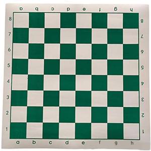 KASCLINO Tournament Chess Mat, PU Leather Tournament Roll Up Chess Board, Chess Rollable Chessboard, Lightweight & Non Slip, Chess Mat for Kids and Adults(Size:42cm)