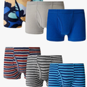 Little Boys'Cotton Boxer Brief Soft Underwear Multipack, 10
