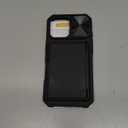 Vihibii for iPhone 17 Pro Case Wallet with Card Holder (4 Cards) [RFID Blocking] & Slide Camera Cover, Military Grade Drop Protection, Rugged Hard Back & Silicone Edge Phone Case 6.3" 5G 2025, Black