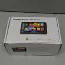 Wireless CarPlay Screen Android Auto for Car, 7" Touch Screen Naivgation Portable Car Stereo CarPlay Bluetooth Mirror Link, Siri, AirPlay, AUX, Voice Assistant for All Vehicles Upgrade