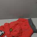 Lelepet Warm Dog Coat Waterproof Dog Jacket Reflective Fleece Vest with Adjustable Buckle Hook & Loop, Windproof Winter Jacket Dogs Coats for Small Medium Large Dogs, Red, XL