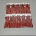Wire Cutters 10 Pack, 6" Dykes Cutter, HOUSERAN Dikes Wire Cutters Wire Snips with Non-slip Red Handle, Side Cutters, Spring Loaded Wire Cutters, Flush Cutters for Artificial Flowers, Crafts, Zip Tie (10 Pack Wire Cutters)
