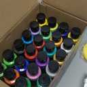 40 PCS Classic & Glow in the Dark Acrylic Paint Set with 12 Brushes, 2 Knives & Palette, 24 Colors Art Craft Paint for Beginners, Halloween Pumpkin Canvas Ceramic Rock Painting Kit (2 Fl Oz (Pack of 24))