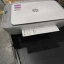HP DeskJet 2855e Color Inkjet Printer | Wireless | All-in-One Easy Home Printing | Color Documents | Mobile Compatibility | Print, Scan & Copy | Ideal for Home Use, 11.97"D x 16.7"W x 6.06"H
